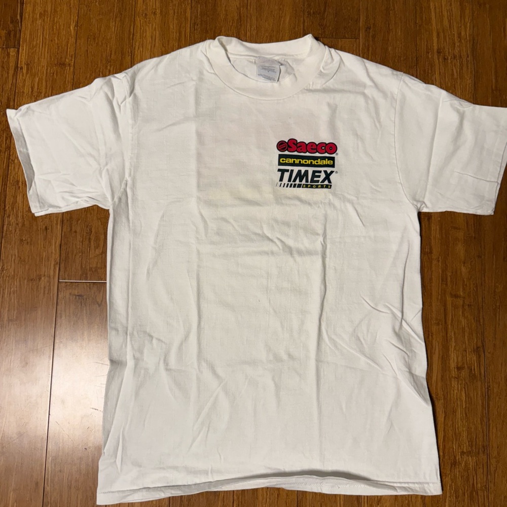 Hanes White Men's Short Sleeve Tee